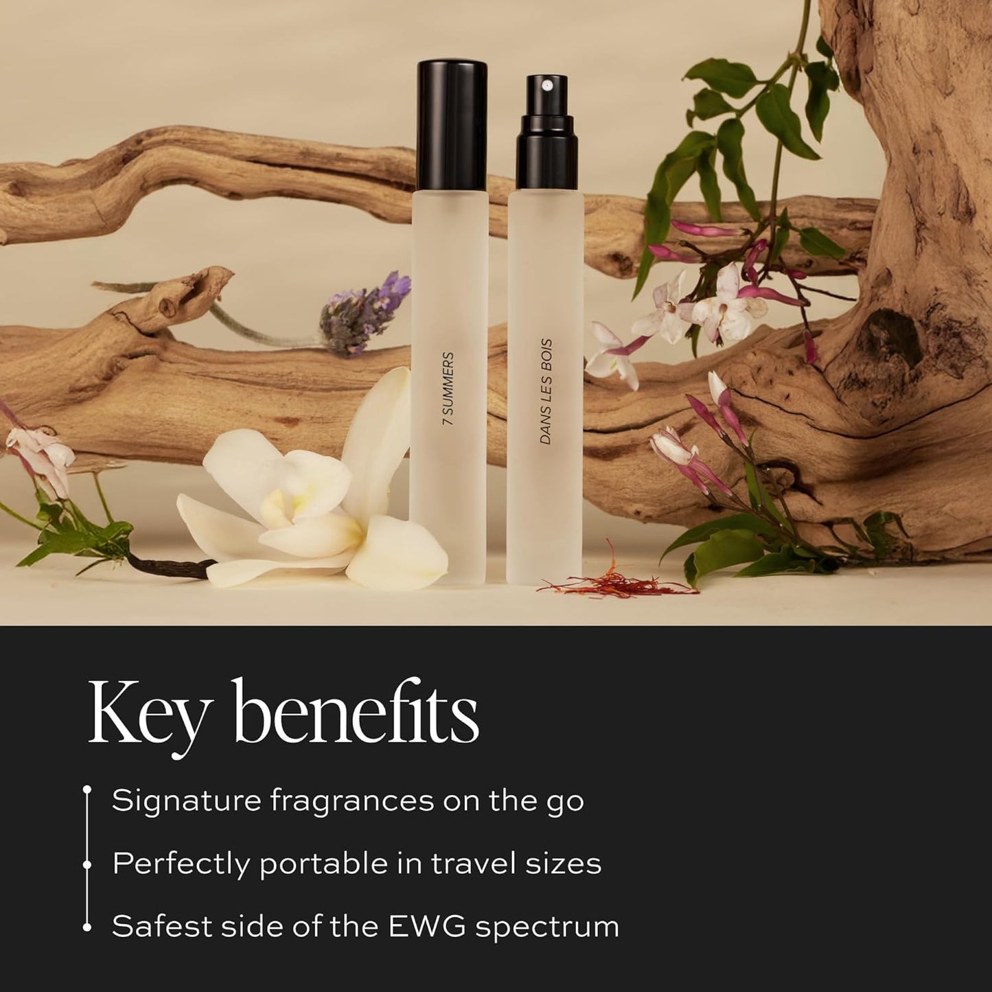 Dime Beauty Signature Fragrance Duo Set ($50 Value) - Includes 7 Summers (10 ml) and Dans Les Bois (10 ml) - Travel Size Perfume Sprays