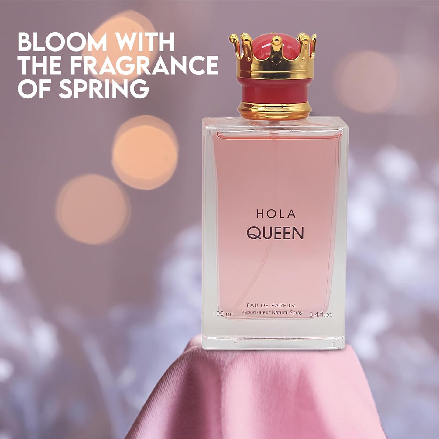 Women's Perfume Combo Set Milano Women&Hola Queen Floral Fruity Fragrance Eau De Parfum Elegant 100ml Bottle Natural Spray Each for Daily Used