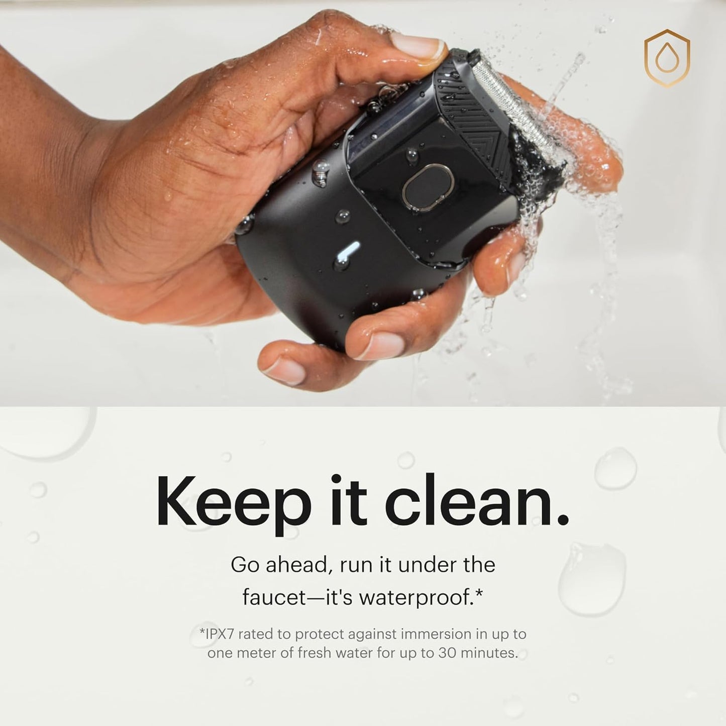 MANSCAPED® The Beard Hedger® Premium Men's Beard Trimmer & The Handyman™ Compact Electric Foil Face Shaver with Long-Hair Leveler & Foil Blades