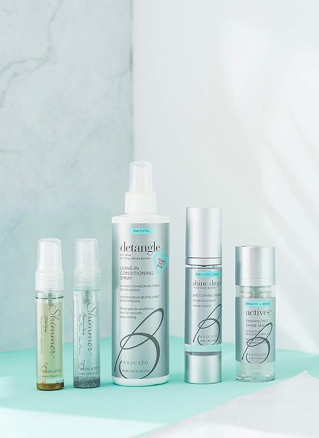 Brocato Detangle Leave In Conditioner Spray: Hair Detangler & Conditioning Spray for Women to Smooth Hair, Tame Frizz & Provide Sun & Heat Protection - Detangling Products for All Hair Types - 8.5 Oz