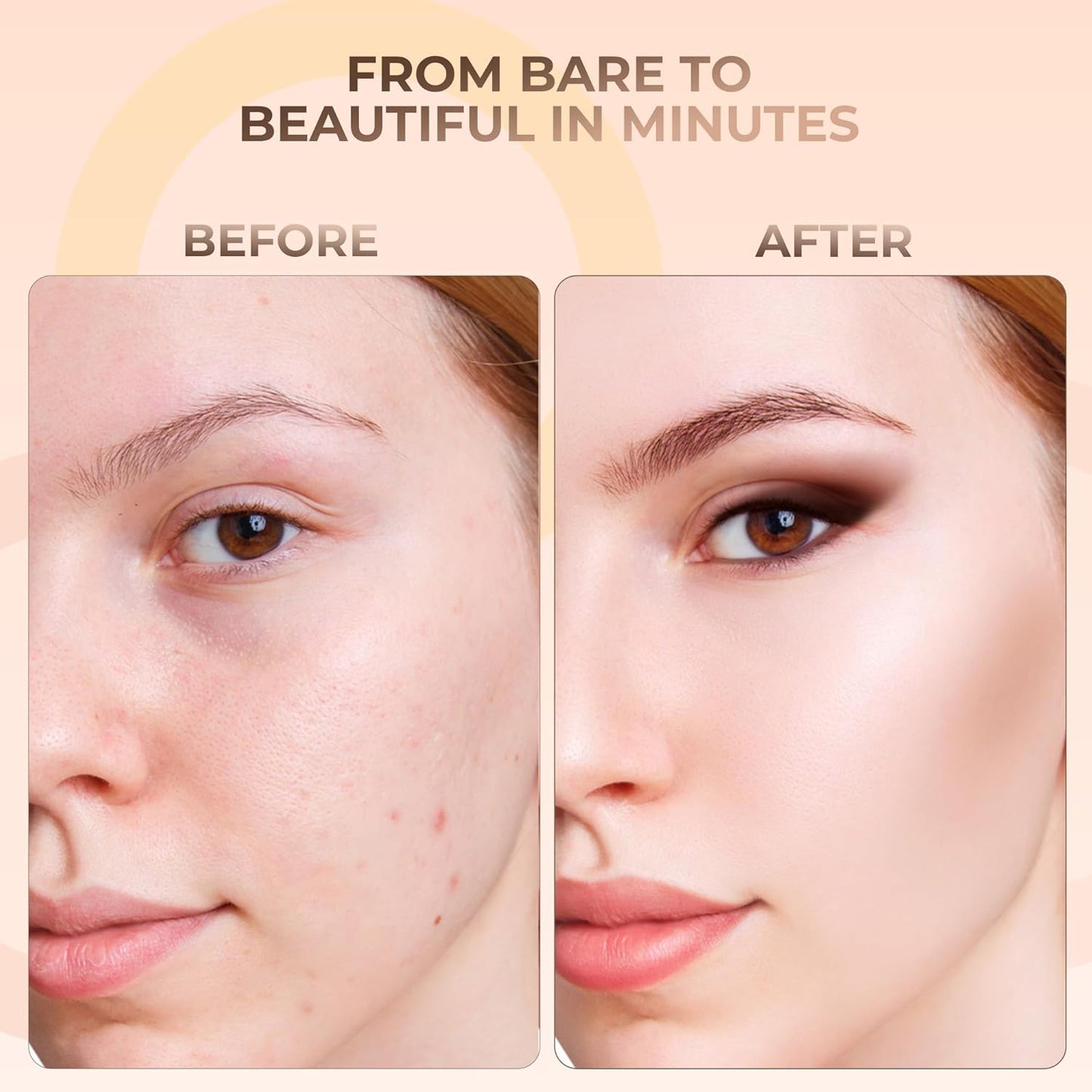 Pink Bisque Shade Foundation (20g Full Size Sifter Jar) Matte Mineral Makeup Loose Powder Foundation – Full Coverage, Natural Finish, Noncomedogenic, SPF 30