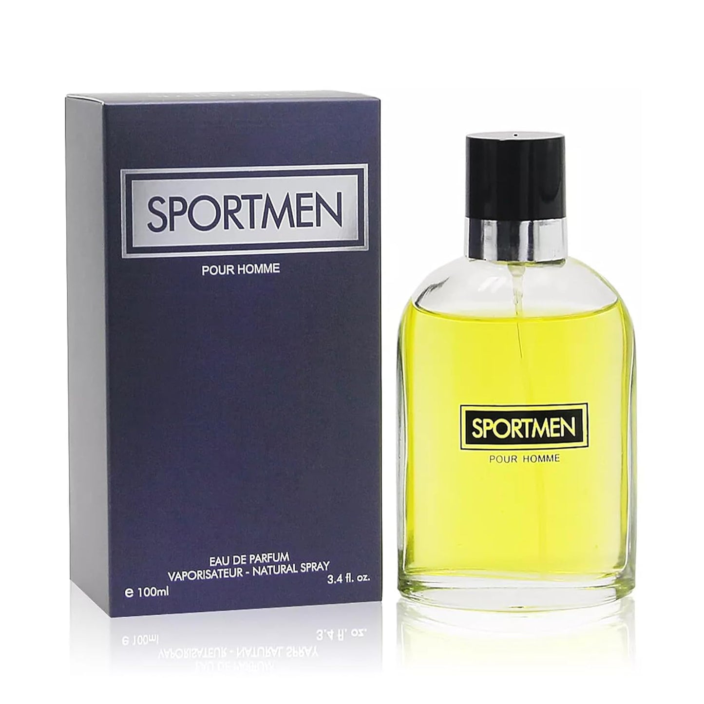 Sportmen Pour Homme Men's Cologne–Perfume for Men with Citrus,Spice,And Woody Notes–Long Lasting Natural Spray Fragrance For All Occasions