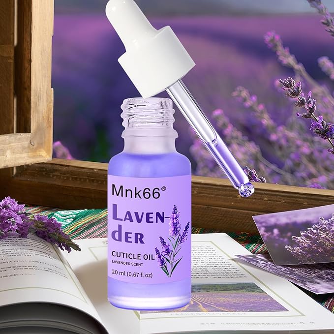 Cuticle Oil, Moisturizing Repairing Nail Oil, Plant-Based Formula for Damaged Nails Dry Cuticles, Strengthening Hydrating, Rose, Jasmine, Lavender, Nail Care, 20ml,YNC-002