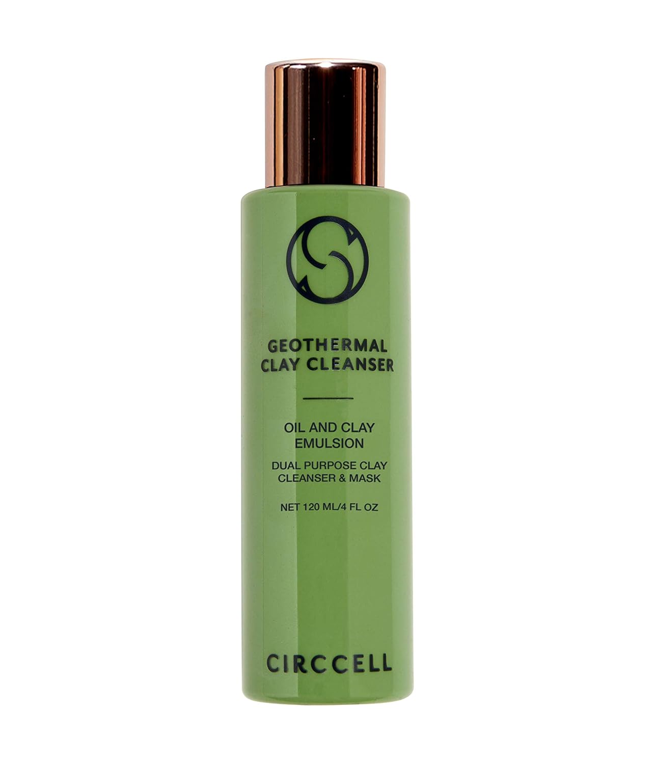 CIRCCELL Geothermal Clay Cleanser – Hydrating Facial Cleanser - Arctic Clay and Essential Oils Deep Clean & Detox Skin – Hydrating Clay Face Wash or Mask for All Skin Types