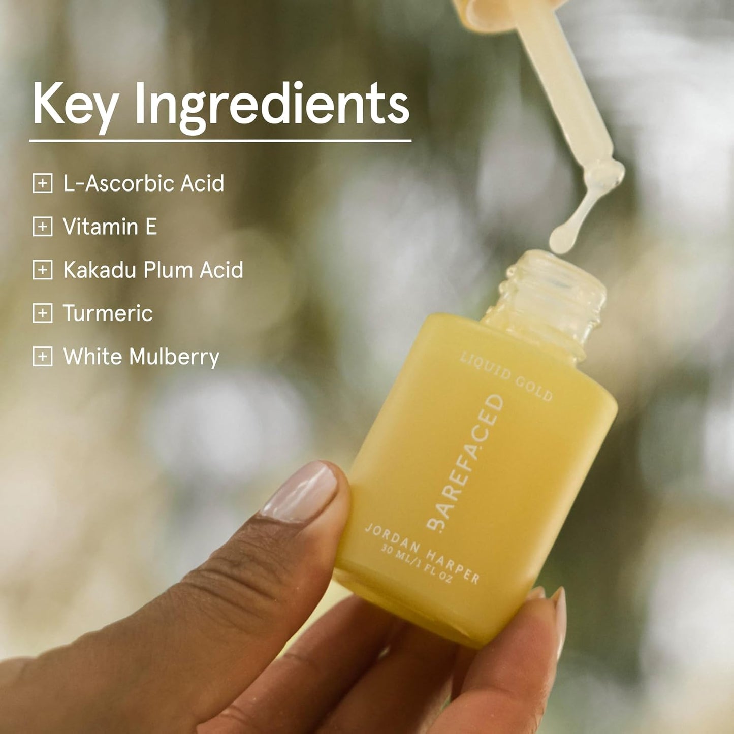 Barefaced Serum Duo - Liquid Gold & Brightening Serum for Hydration & Smoother, More Radiant Skin