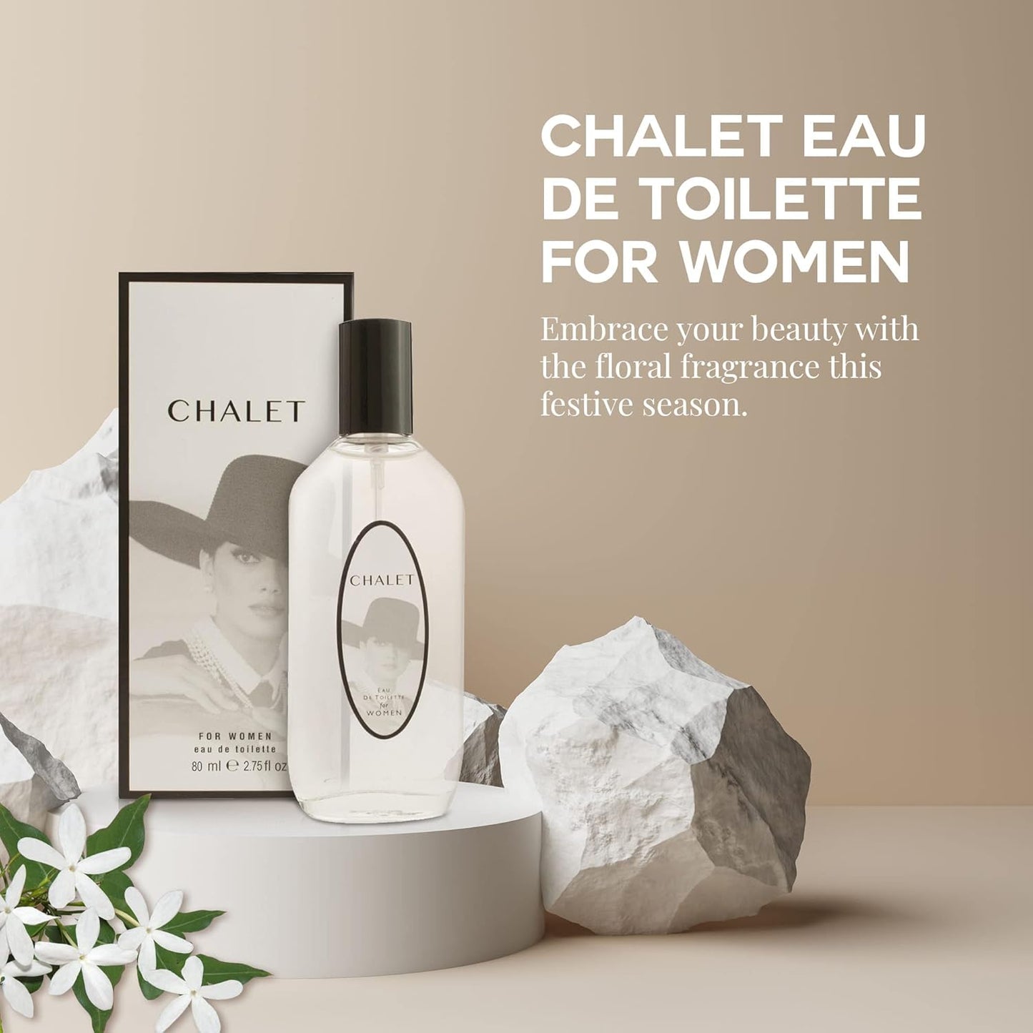 American Collection Perfume for Women – INSPIRED by A WORLD RENOWED WOMEN'S PERFUME – Freesia, Sage, Jasmine, Amber – Elegant, Fresh, Signature Scent, Long-Lasting Eau De Toilette 80 ml (Chalet 2)