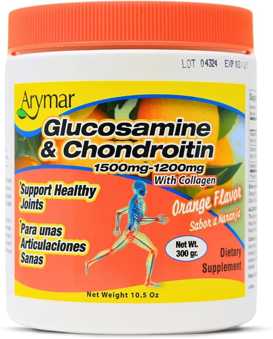 Glucosamine & Chondroitin 1500mg-1200mg with Collagen, (30.5 Oz/Pack 1)