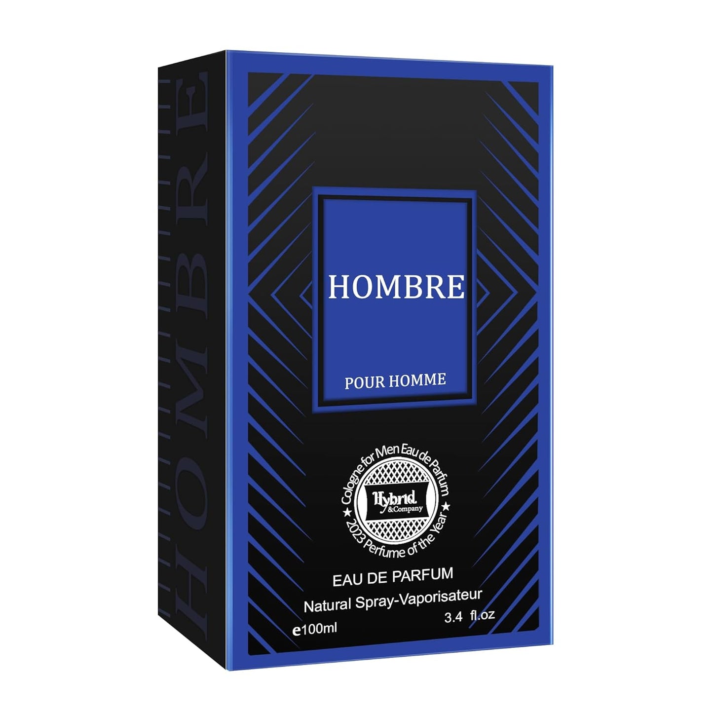 Hybrid & Company Hombre Pour Homme Fresh Seductive Assurance Comfort Scent Mens Fragrance,3.4 Fl Oz