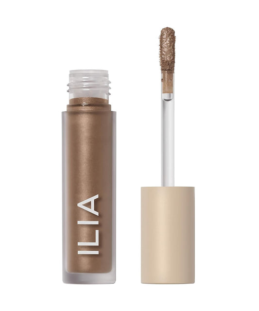 ILIA - Chromatic Liquid Powder Eye Tint | Cream-to-Powder Eyeshadow, Smudge-Resistant, Quick-Dry, Weightless, Water-Based | Non-Toxic, Vegan, Cruelty-Free, Clean Makeup (Fresco, 0.12 fl oz | 3.5 ml)