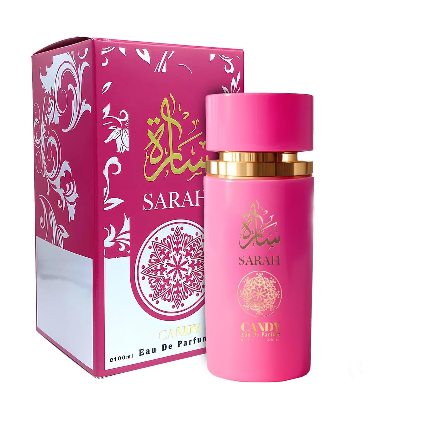 2PCS Sarah Candy Eau de Parfum for Women - 100ml Floral & Fruity Perfume with Lavender, Coconut, Vanilla & Pear, Long-Lasting Feminine Fragrance