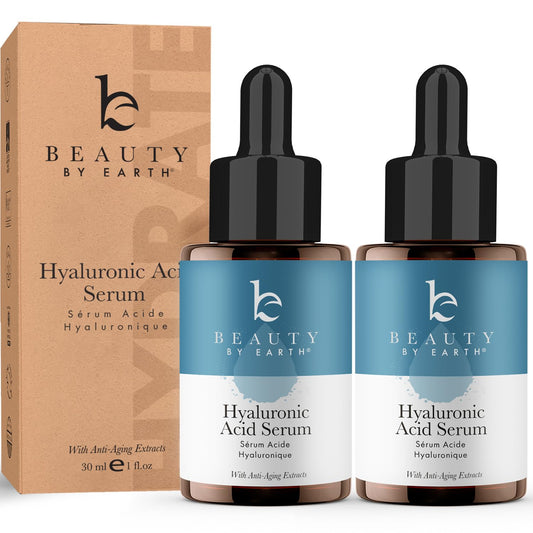 Face Serum - Hyaluronic Acid Serum for Face Anti Aging Serum with Hyaluronic Acid & Aloe Vera Hydrating Serum, Anti Wrinkle Serum for Face (2 Fl Oz)