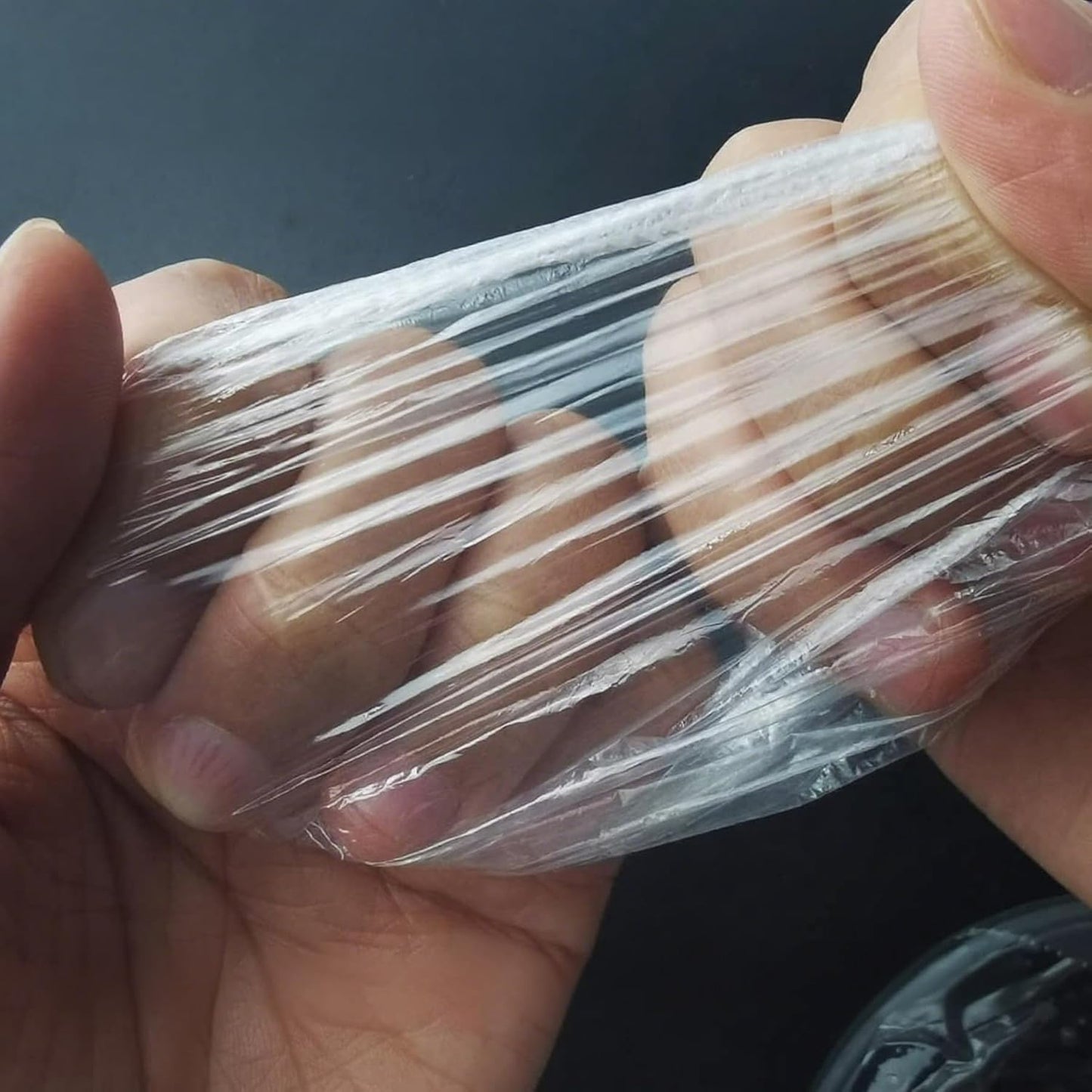 DJCIW 300 Pack Clear Disposable Ear Covers for Shower, Hair Dye, and Bathing Waterproof Plastic Ear Protectors for Adults