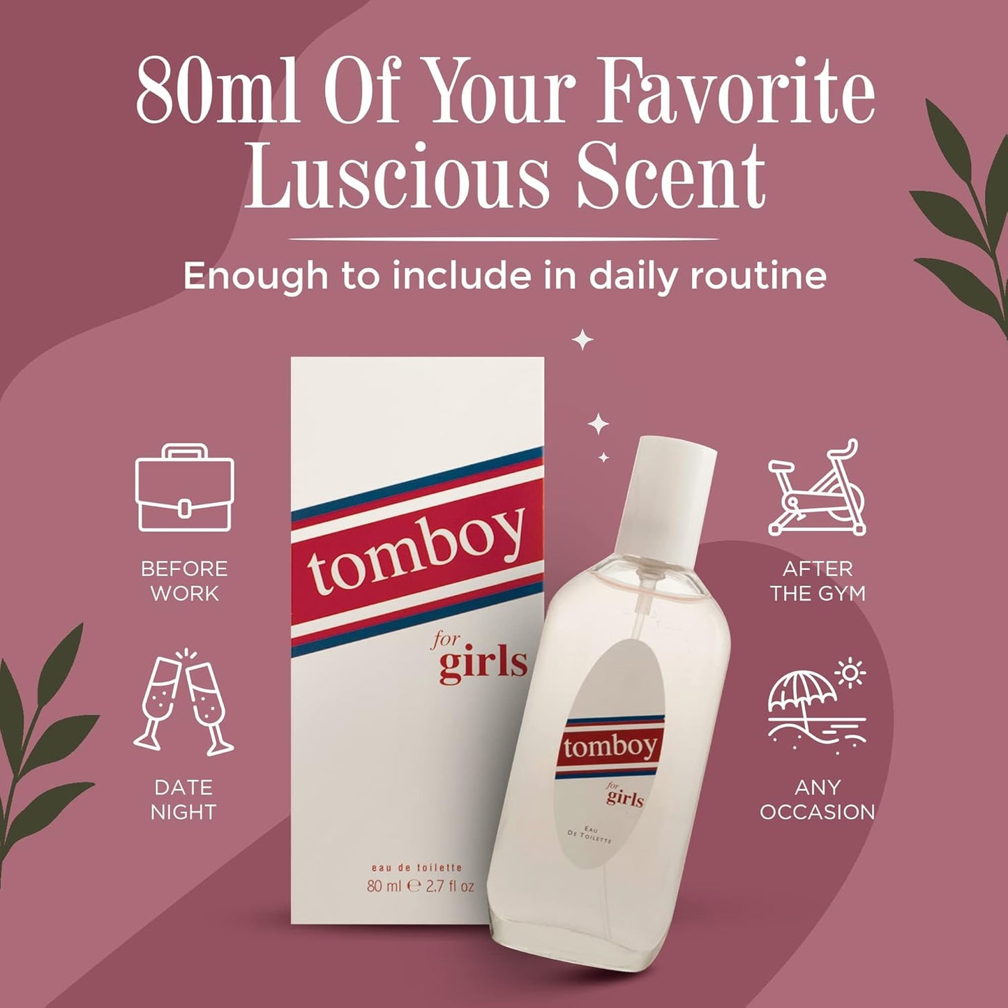 American Collection Perfume for Women – INSPIRED by A WORLD RENOWED WOMEN'S PERFUME – Freesia, Sage, Jasmine, Amber – Elegant, Fresh, Signature Scent, Long-Lasting Eau De Toilette 80 ml (Apple)