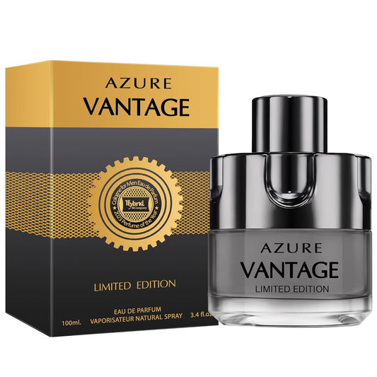 Hybrid & Company Azure Vantage Limited Edition Pour Homme Eau De Toilette Natural Spray 3.4FL.OZ