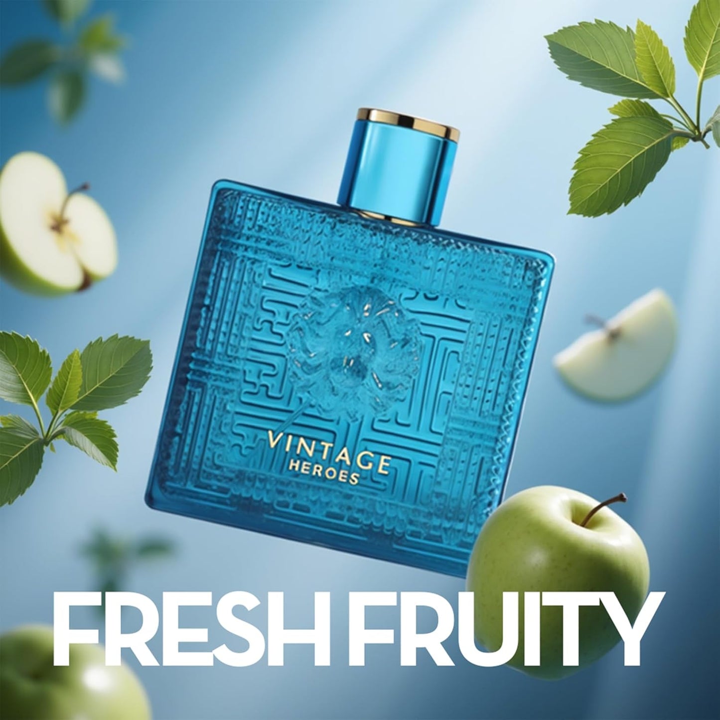 2PCS Valentine Milano/Vintage Hero Eau De Toilette for Men-Fresh,Romantic Scent Perfume for Men 3.4 Fl Oz Each Mens Cologne For All Skin Daily Used