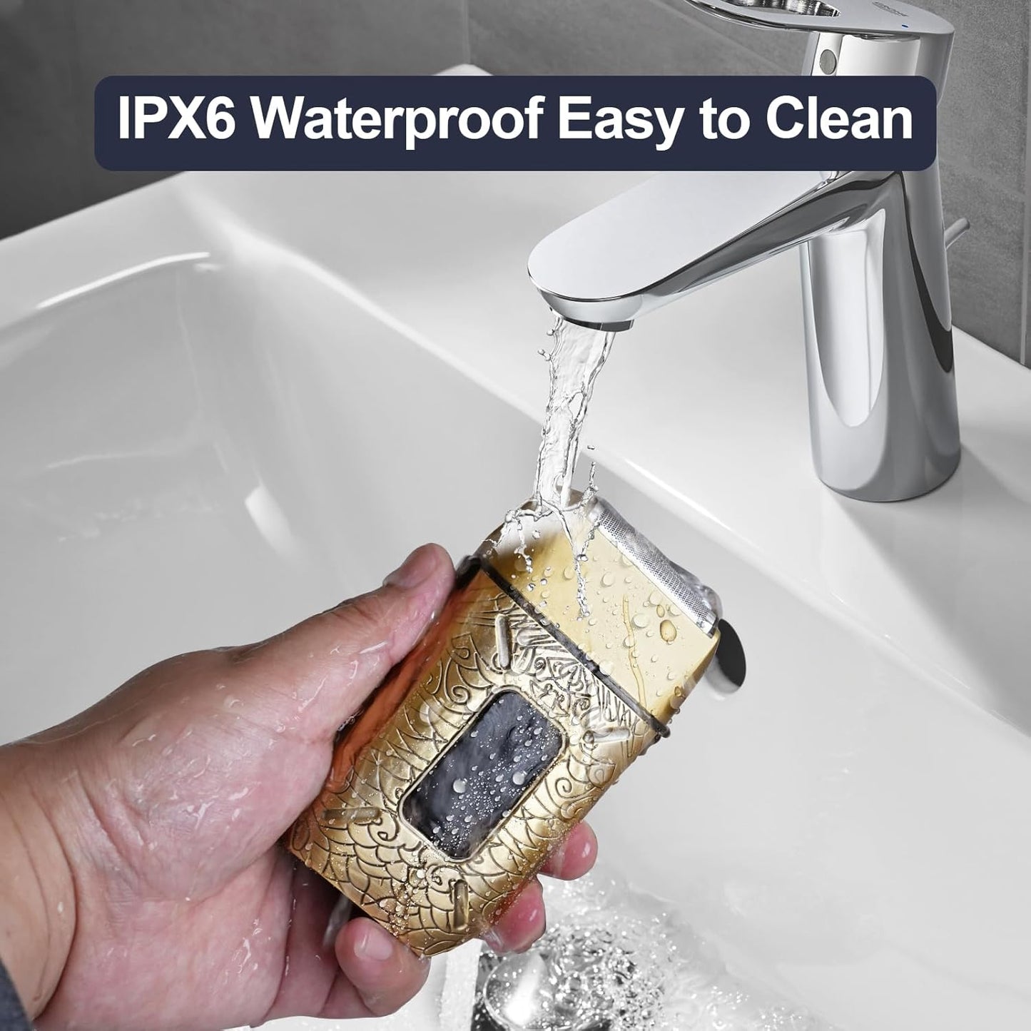 Electric Shavers for Men,Waterproof Powerful Motor Electric Razor,Head Shavers for Bald Men,Triple Foil Beard Trimmer,Barber Supplies LED Displays & USB Charging Shaver, Gifts