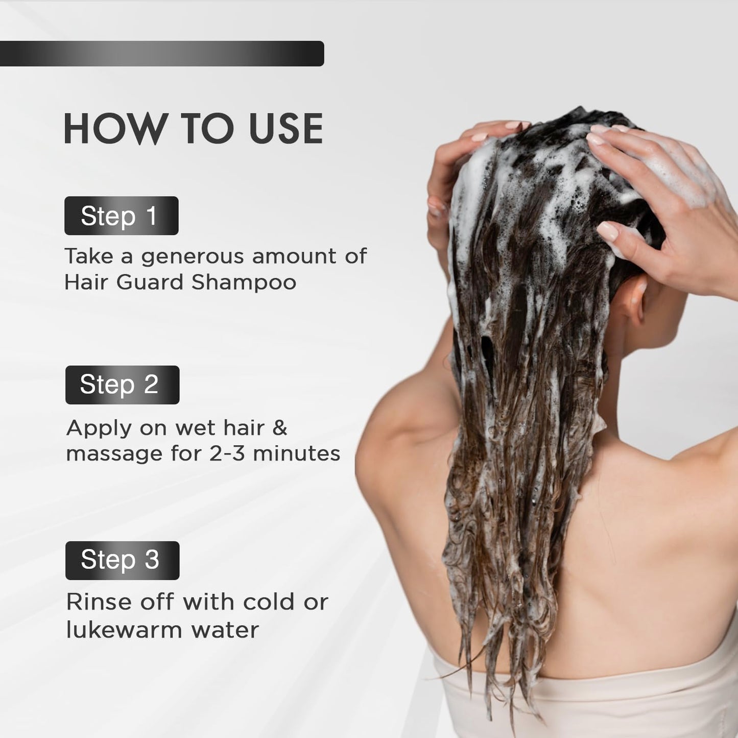 Moehair Hair Guard Shampoo Travel Size | Travel Friendly | Hair Thickening & Volumizing | Infused with Argan Oil, Ginseng & Vitamins | Paraben & Sulfate Free Shampoo (3.4 Fl. Oz)