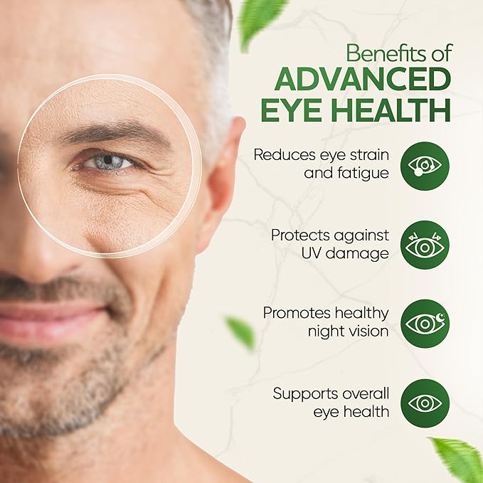 Advanced Eye Health Vitamin and Mineral Omega-3, and 60 Capsules