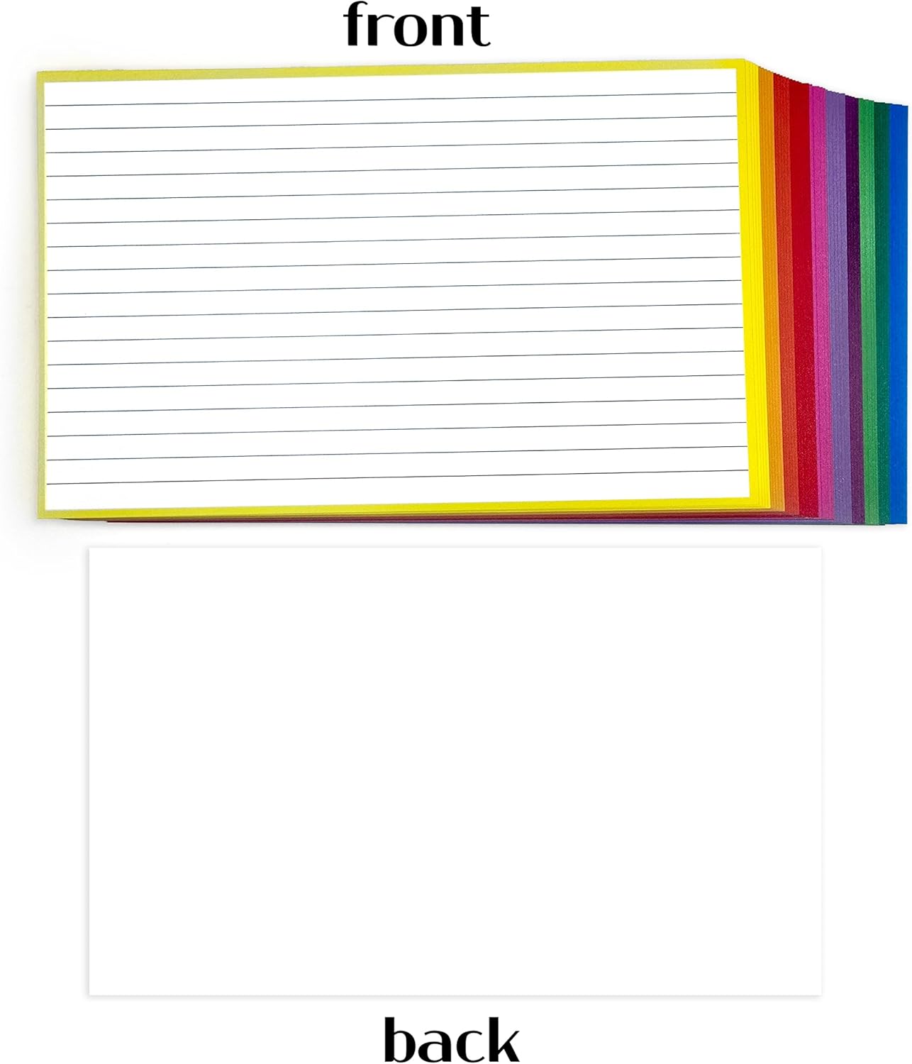 PPAPPAPPIYO 5x8 Lined Index Cards(Set of 50)