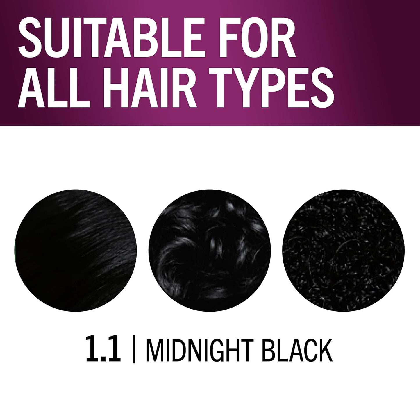Schwarzkopf Keratin Color Permanent Hair Color, 1.1 Midnight Black, 1 Application-Professionally Inspired Permanent Hair Dye, for up to 80% Less Breakage vs Untreated Hair and up to 100% Gray Coverage
