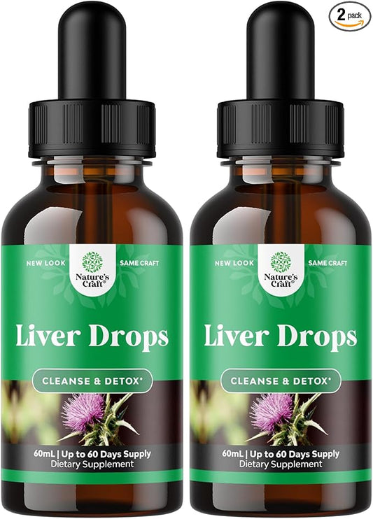 Liver Support Milk Thistle Tincture (2 Pack)