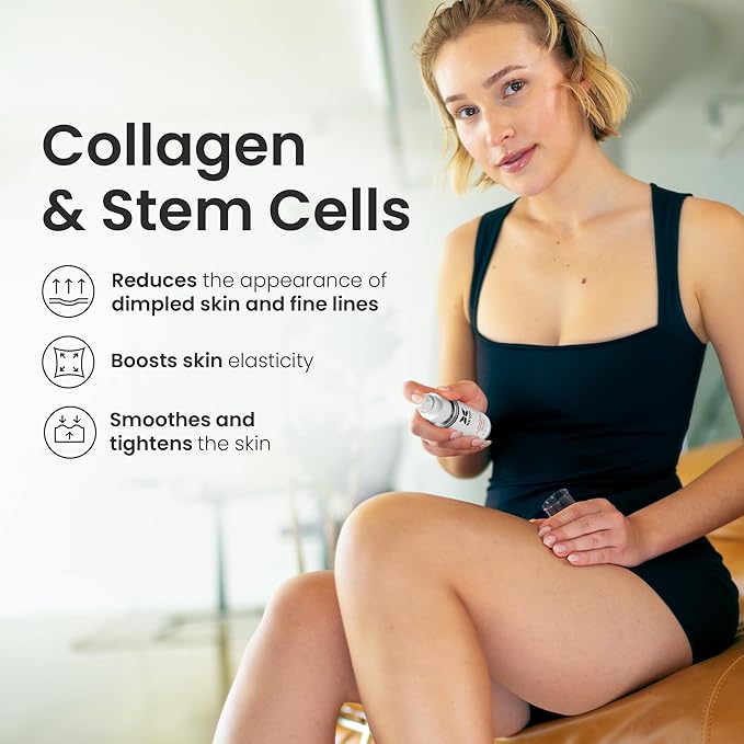 REVO Anti Cellulite Massage Oil Infused with Collagen & Stem-Cells for More Elastic, Tighter Skin