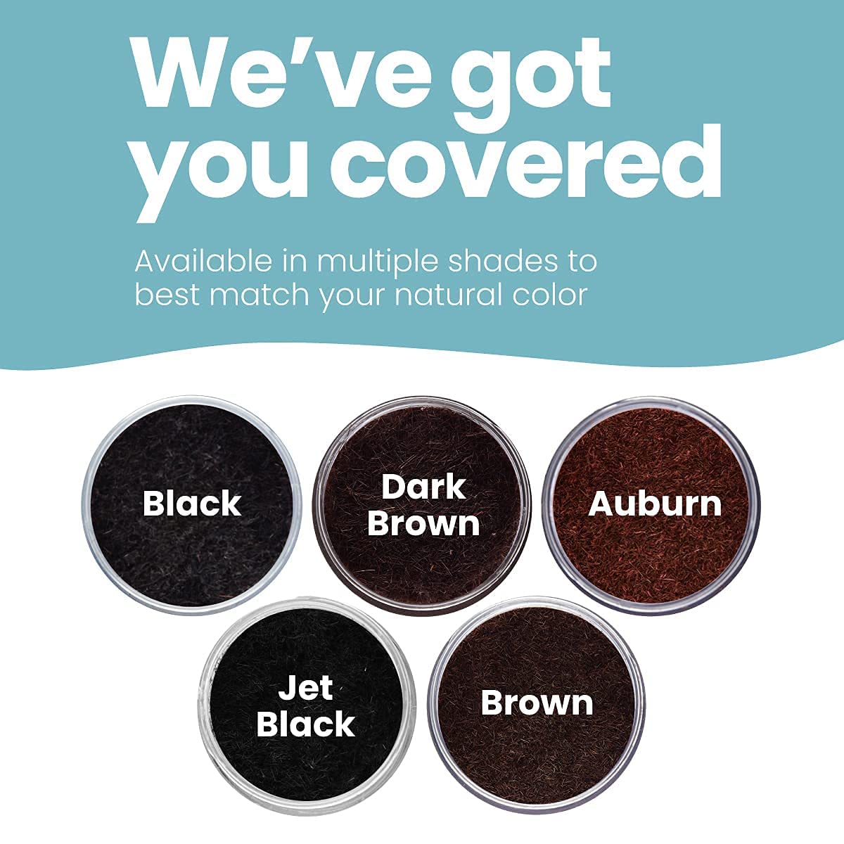 Hair Illusion Dark Brown Real Hair Fibers for Thinning Hair - 100% Natural Texture, Non Synthetic Hair Fibers - Bald Spot Cover Up for Women & Men - 38 Gram