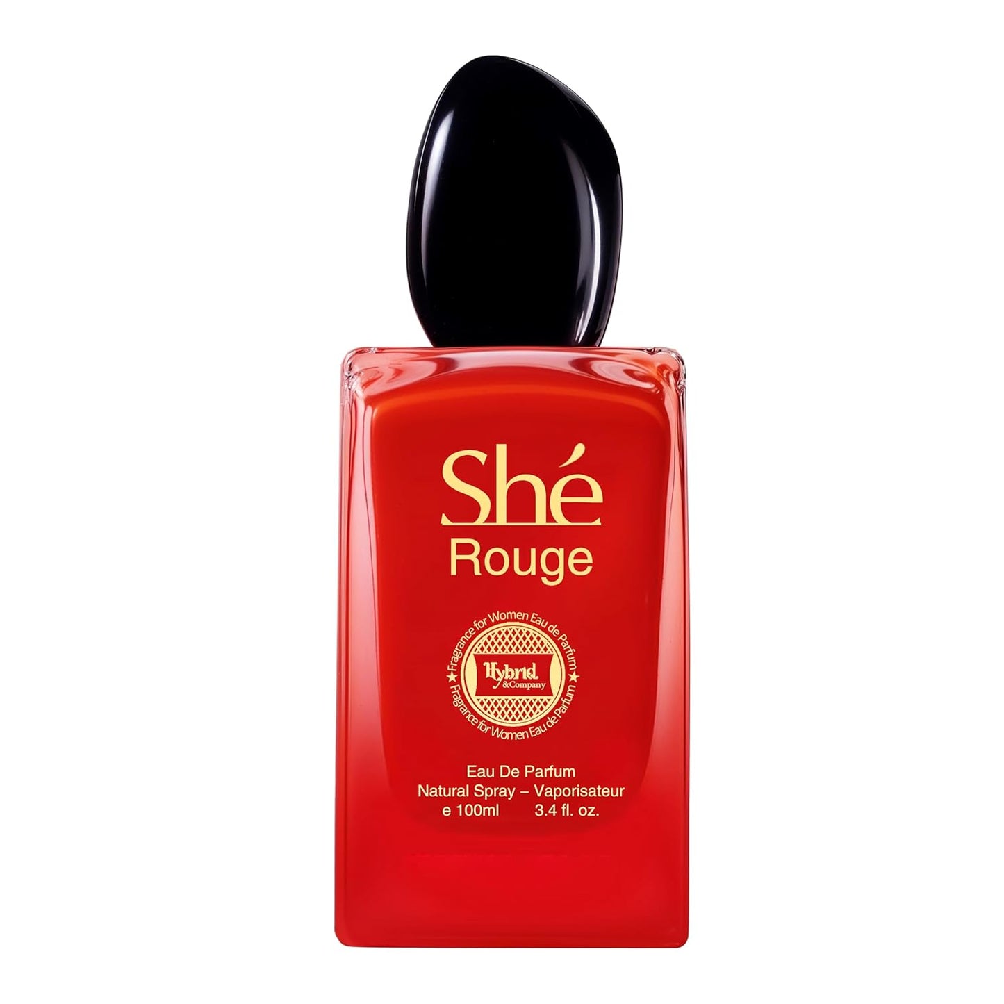 Hybrid & Company Women She Rouge Eau De Parfum Vaporisateur Natural Spray 3.4 Fl Oz
