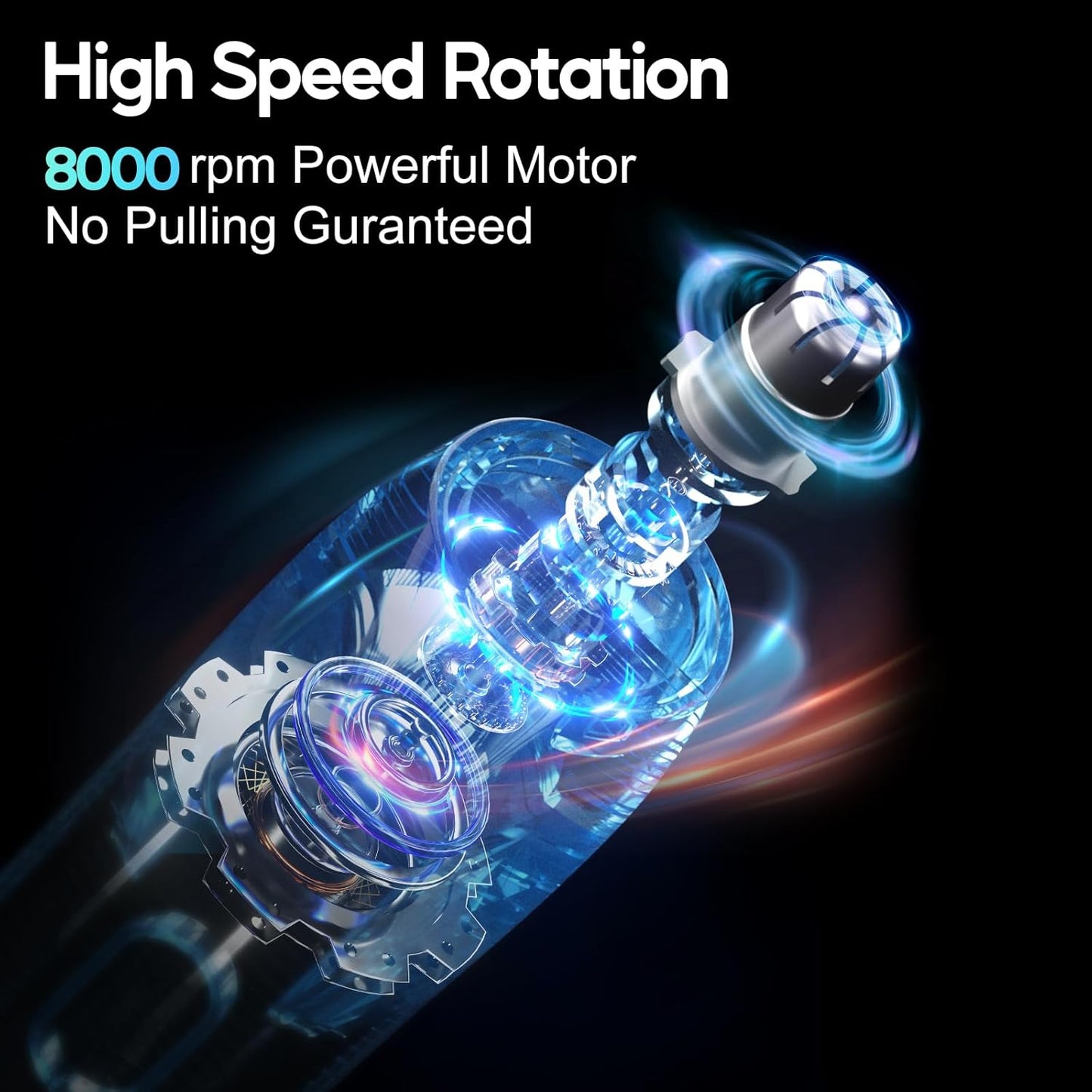 Nose Hair Trimmer for Men Women - Electric Nose Hair Clipper with Replaceable Stainless Steel Blade, Powerful 8000RPM Motor, Wet/Dry Use, Travel Lock, Portable Design USB Rechargeable