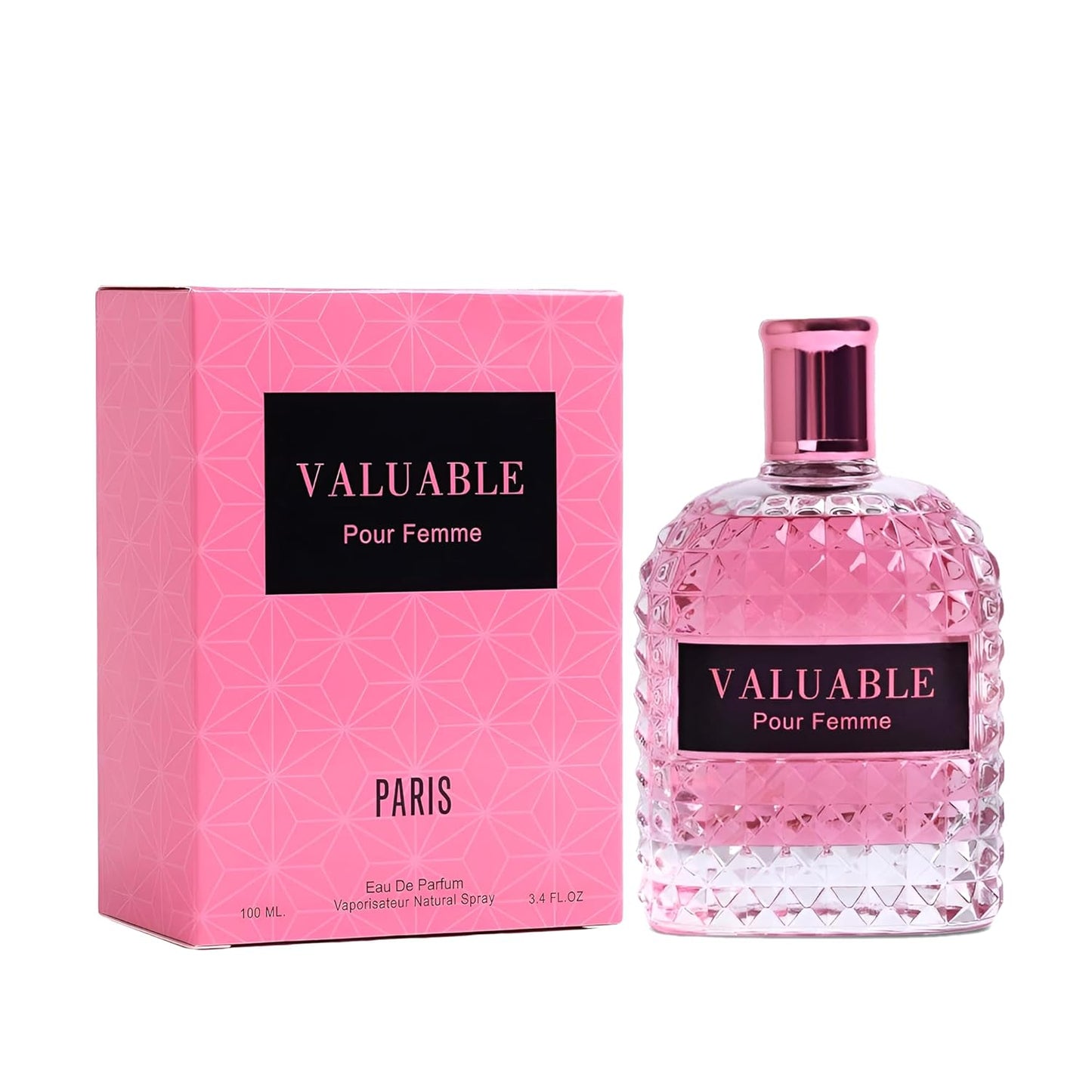Valuable Paris Perfume for Women, Floral Notes Eau de Parfum Spray Casual Daily Womene Cologne 3.4 Fluid Ounce/100Ml Long Lasting Fragrance Daytime & Casual Use, for all Skin Types