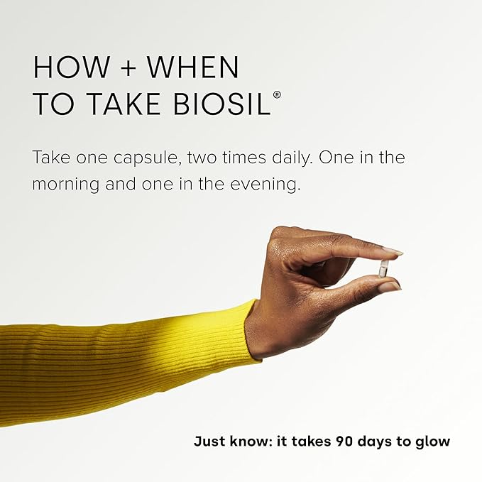 Biosil Collagen Generator - 60 Liquid Capsules, Pack of 2 - with Patented ch-OSA Complex - Generates & Protects Your Own Collagen - GMO Free - 60-Day Supply