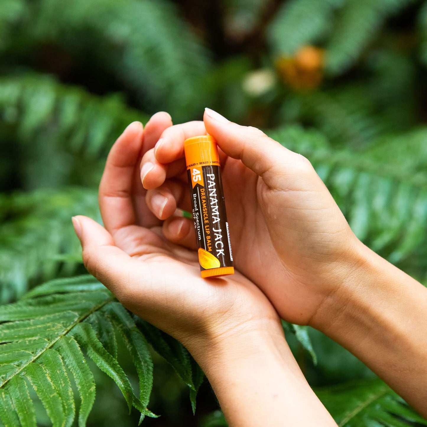 Panama Jack Sunscreen Lip Balm - SPF 45, Broad Spectrum UVA-UVB Sunscreen Protection, Prevents & Soothes Dry, Chapped Lips, Dreamsicle, 12-pack