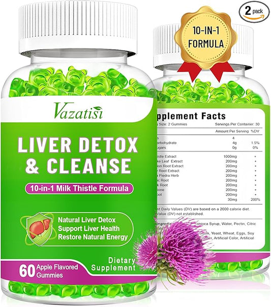 Liver Cleanse Detox & Repair Gummies, 120ct