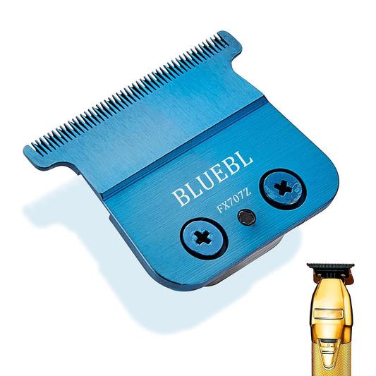 FX707Z Replacement Blades Compatible with BaBylissPRO FX787 & FX726 Trimmers, for Outlining Hair Trimmers (FX787) - blue
