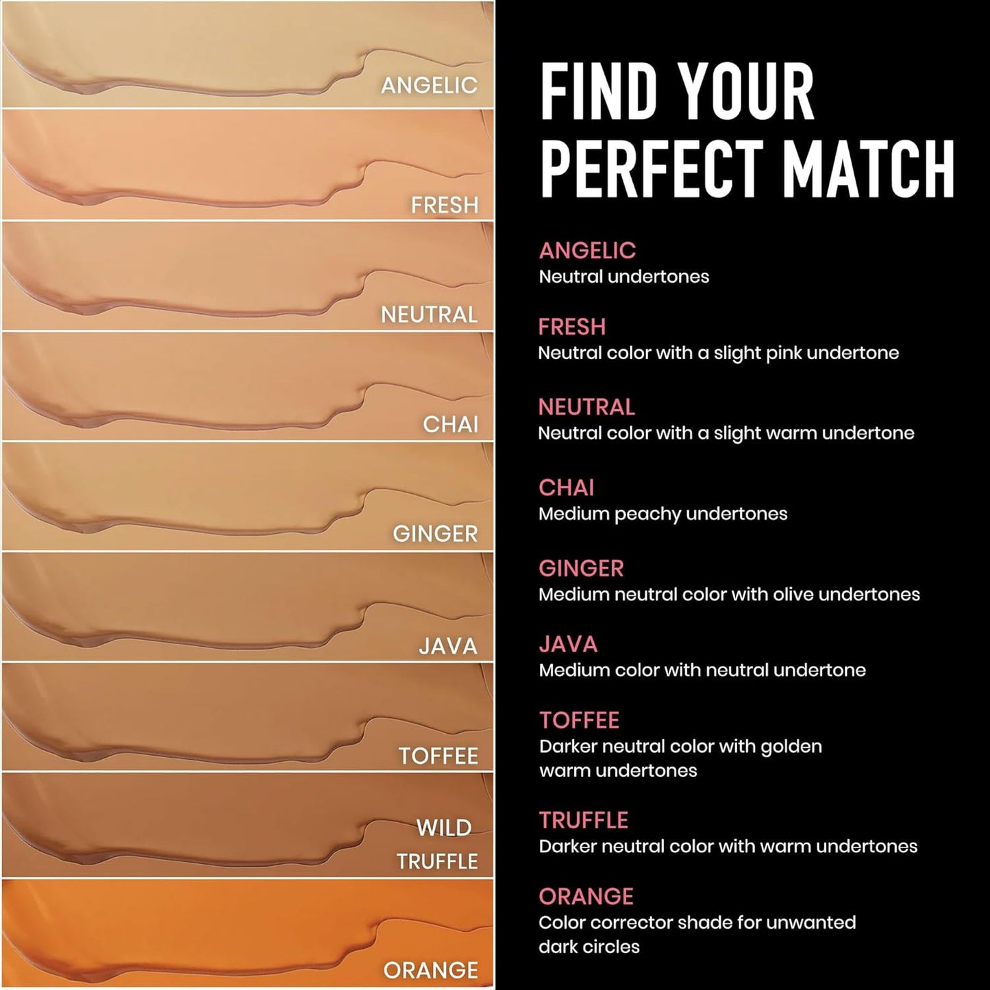 Frankie Rose Cosmetics Our Lil’ Secret Concealer - Full, Long Lasting Coverage for Dark Circles and Fine Lines - Easy to Blend - Soft, Smooth Complexion - Neutral