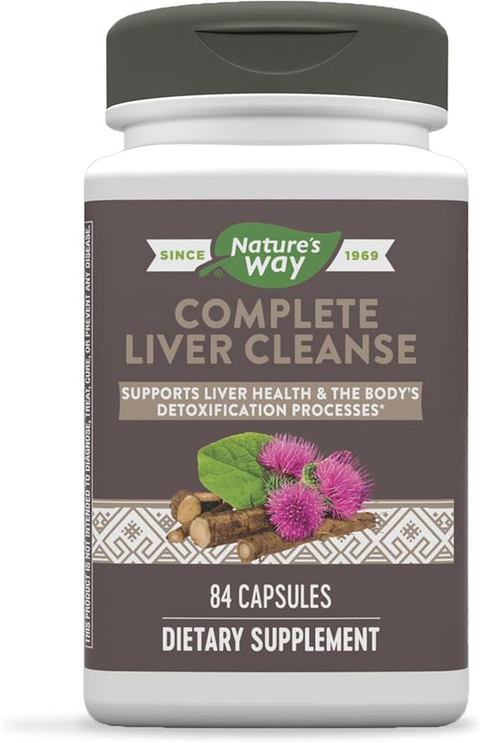 Nature's Way Complete Liver Cleanse, Supports 84 Capsules