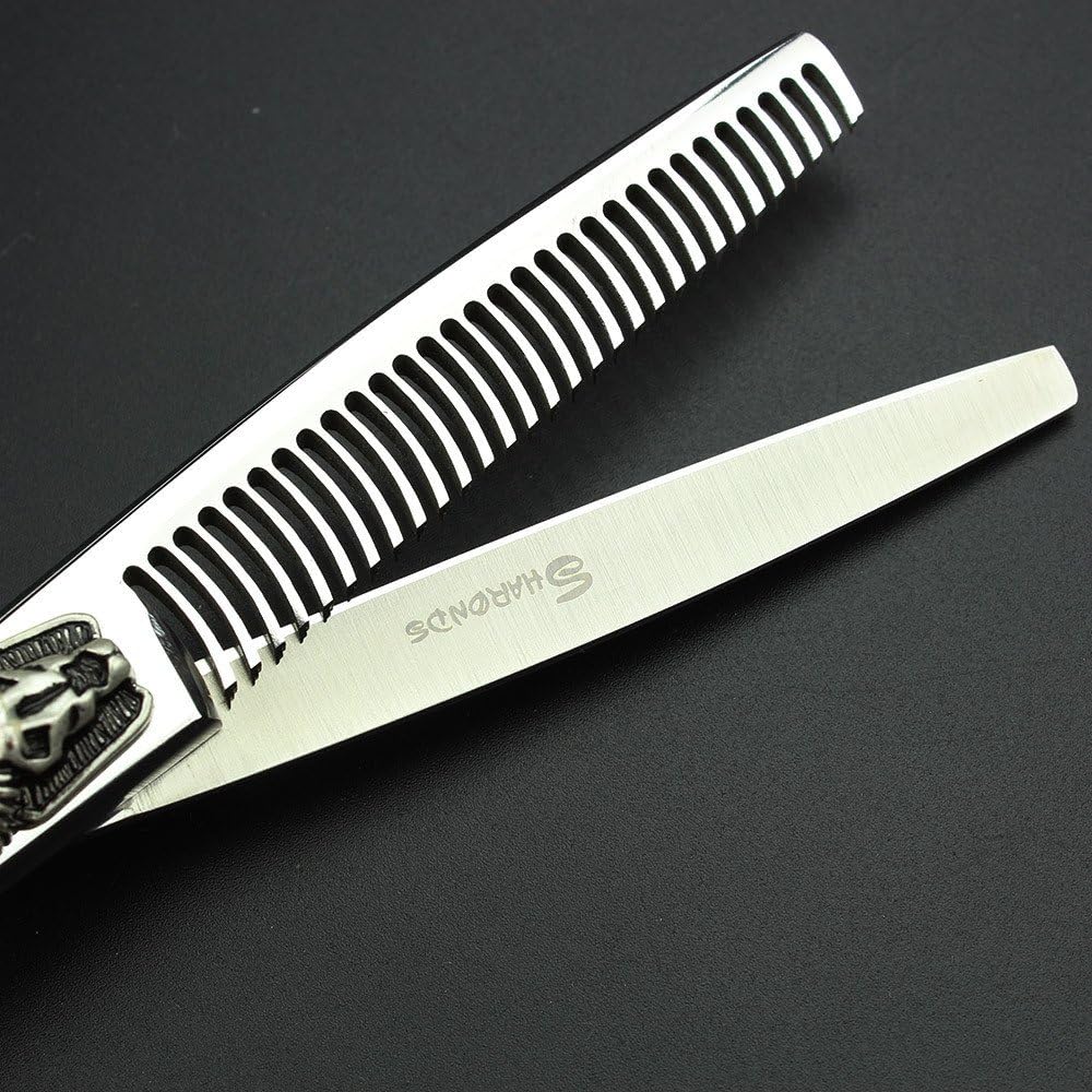 6-inch hair clippers, hair clipper set with handle pattern, noble resin hair clippers, stainless steel scissors