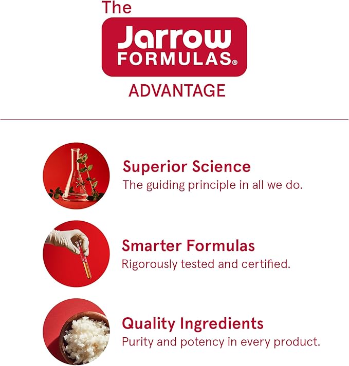 Jarrow Formulas Hyaluronic Acid 120 mg, Dietary Supplement, Skin Health Support, 60 Veggie Capsules, Up to 30 Day Supply