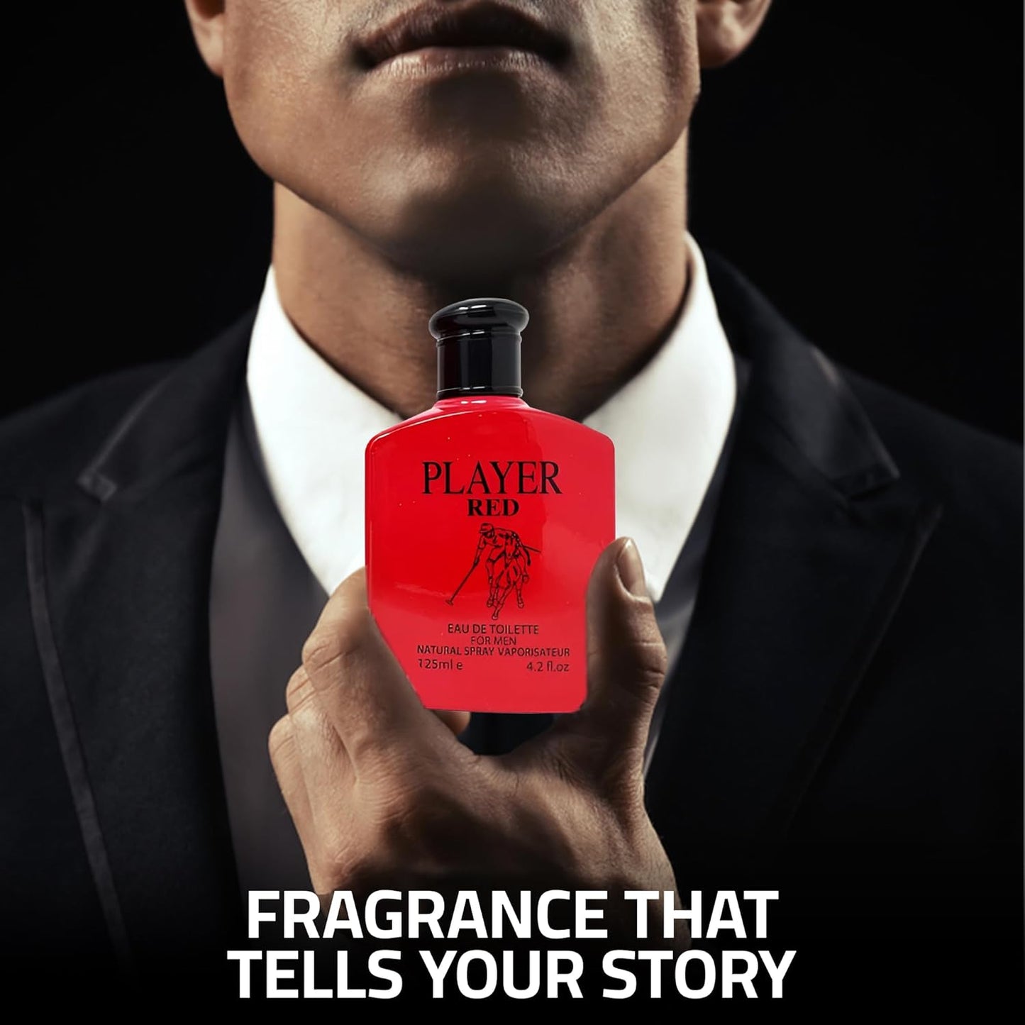 Cologne for Men Player Red Natural Spray Classic Long Lasting Scent Wonderful Fragrance Gift Eau De Toilette Men Perfume for Daily Use 3.4 Fluid Ounce