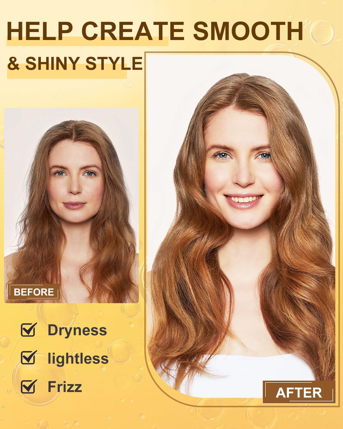 Samnyte Styling Cream, Non-greasy Travel Size Smoothing Cream for Women & Kids, Fragrance-Free Flyaway Control for Frizz & Baby Hair, Styling Products for Slick Back, Bun, Ponytail, Braiding