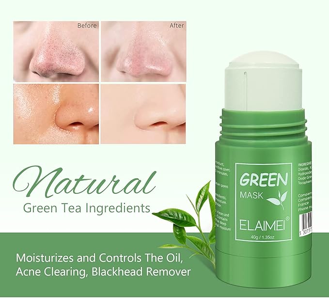2 Pcs Green Tea Mask
