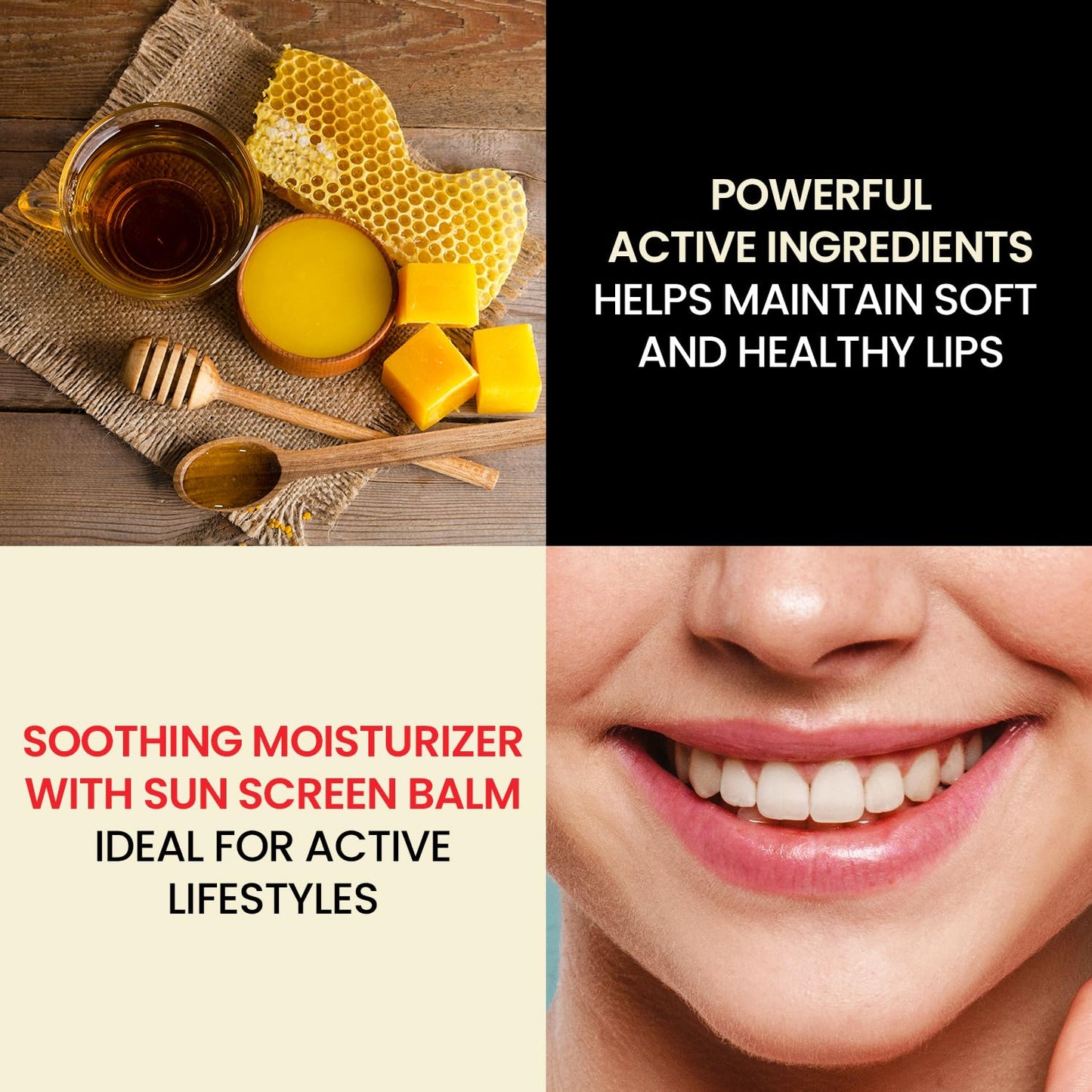 Dr. Hess Original Udder Stick SPF Lip Balm, Soothing Moisturizer Sun Screen Balm for Dry Lips with Jojoba, Beeswax & Shea Butter, Total Lip Care, Hydration & Repair, Mint Flavor, 4 Pack