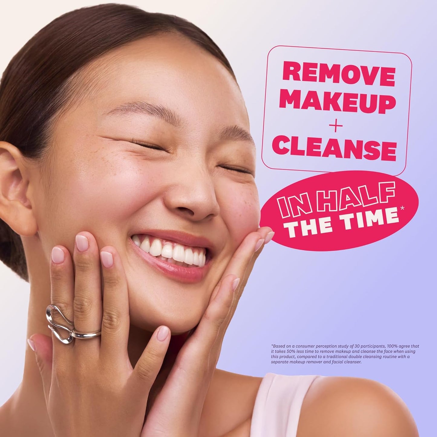 The Face Shop Rice Water Bright Double Foaming Cleanser, 2-in-1 Milky and Jelly Texture, Gentle Face Wash for Hydrating & Moisturizing, Makeup Remover, Korean Skin Care, Vegan, 6.4 fl. oz.