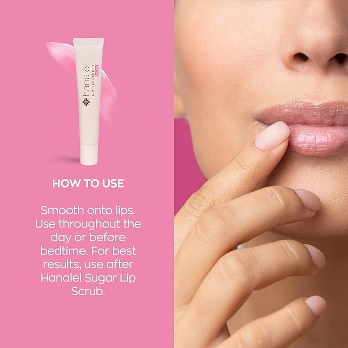 Hanalei Lip Treatment Bundle (Rose and Mauve Pink) | Made with Kukui Oil, Shea Butter, Agave, and Grapeseed Oil, Soothe Dry Lips (Cruelty free, Paraben free)
