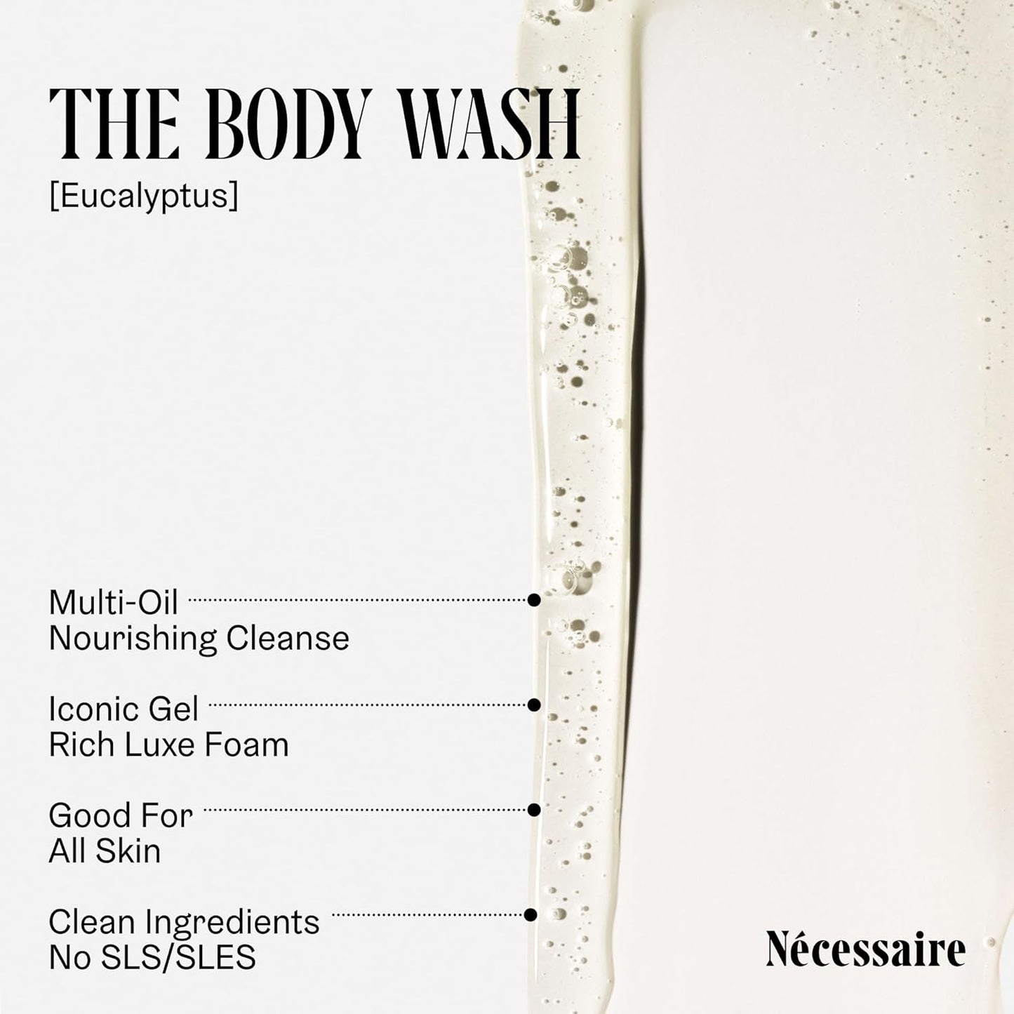 Nécessaire Eucalyptus Body Essentials Gift Set – Travel-Size Body Wash, Body Lotion + Deodorant | For Women + Men | Dermatologist-Tested. Hypoallergenic. Vegan | Aluminum-Free Deodorant