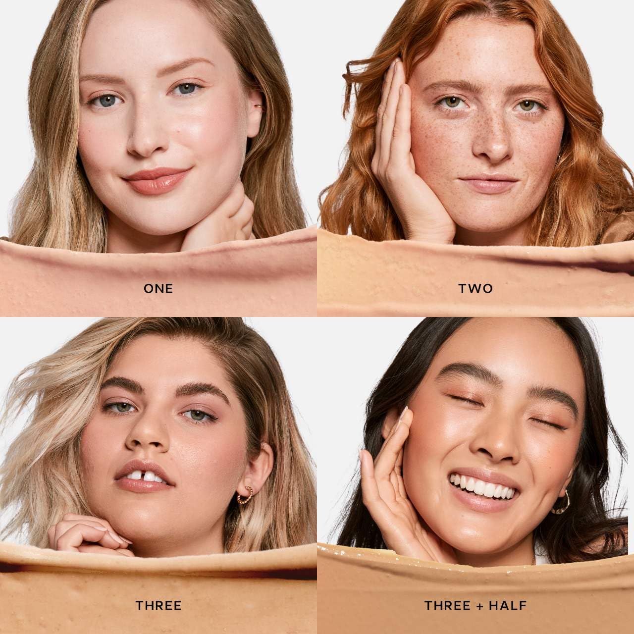 Saie Slip Tint Tinted Moisturizer with SPF 35 - Light Coverage, Glowy Skin Tint & Mineral Sunscreen for Face with Hydrating Hyaluronic Acid - Summer Makeup Essential - Shade Two (1.35 oz)