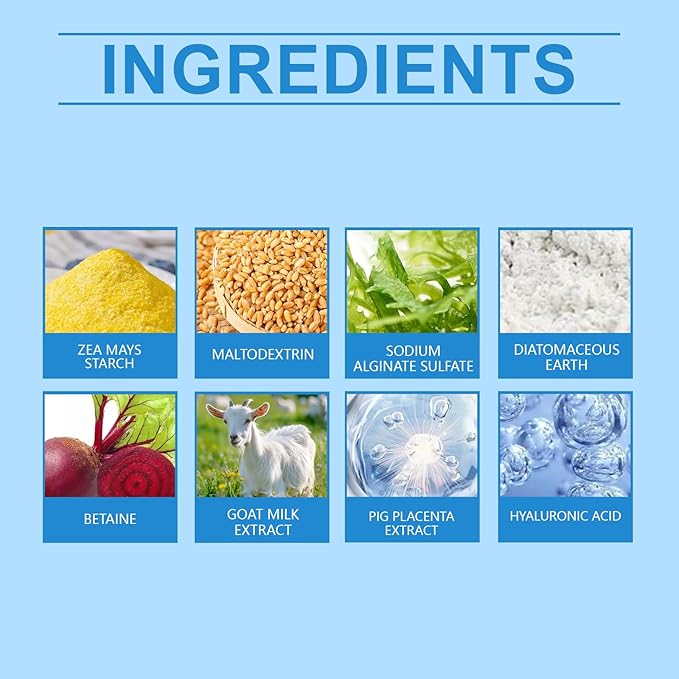 Hyaluronic Acid Powder 100g - Low Molecular Weight, Vegan & Cosmetic Grade, Water-Soluble Hydrating Ingredient for DIY Facial Serums, Moisturizing & Smoothing Skin (1PC)