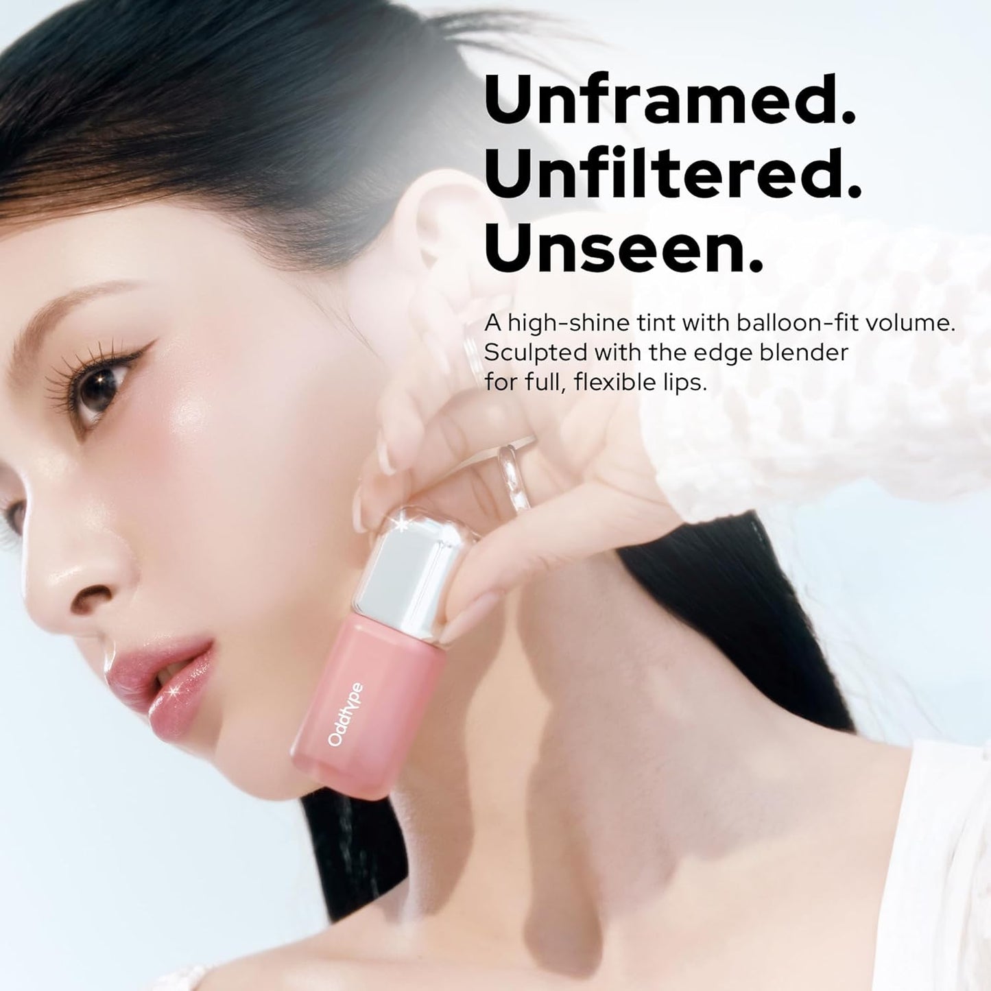 Unseen Balloon Tint, 6 Colors Set for All Skin Types. Buildable Color, Long Lasting Glossy Lip Stains, Lightweight Lip Gloss Make up 652-See-Through