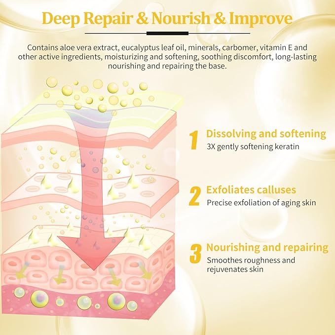 Pedicure Kit Foot Soak Set: Bubble Salt, Sugar Scrub, Massage Mask, Massage Lotion in a Box, 4 Step Foot Spa Kit for Dry Feet,Tired Feet（3 Set Mango)