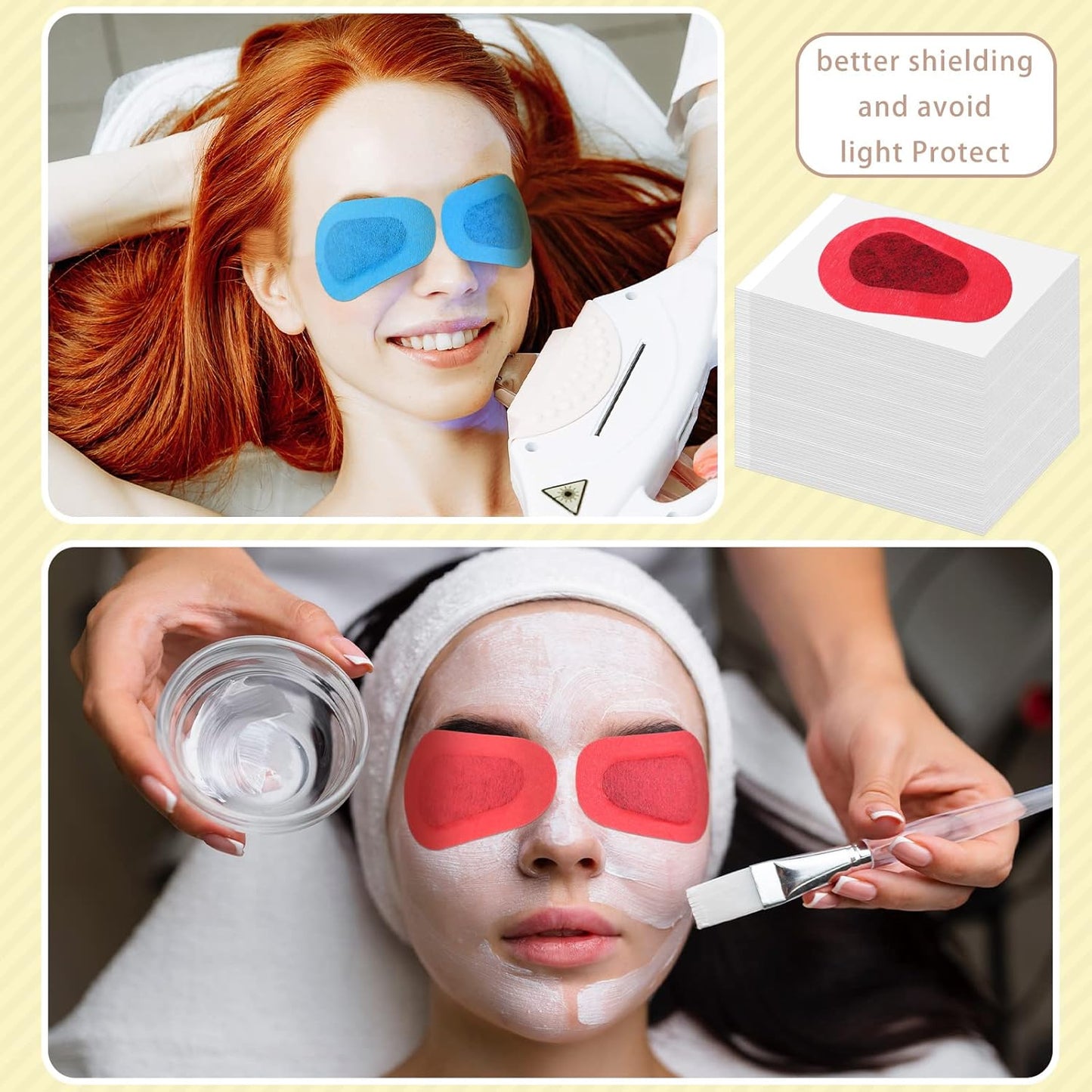 Panitay 40 Pcs Adhesive Eye Patches for Adults Disposable Breathable Medical Eye Patch for Amblyopia Lazy Latex Free Adhesive Bandages for Men(3 x 2 Inch,Colorful)